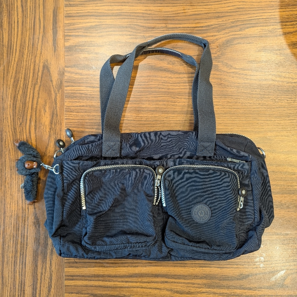 Navy Blue Kipling Tote Bag